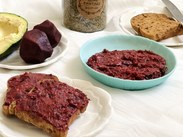 Creamy beetroot and avocado dip recipe