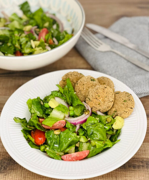 Chickpea flour falafel recipe