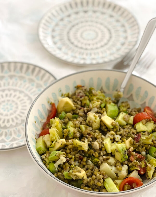 Nourishing mung bean salad recipe