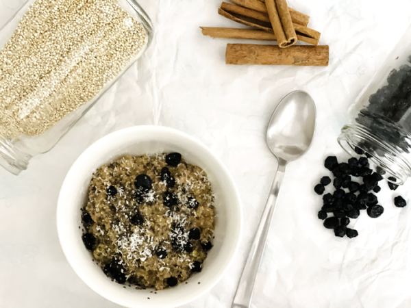 Spiced quinoa coconut pudding recipe